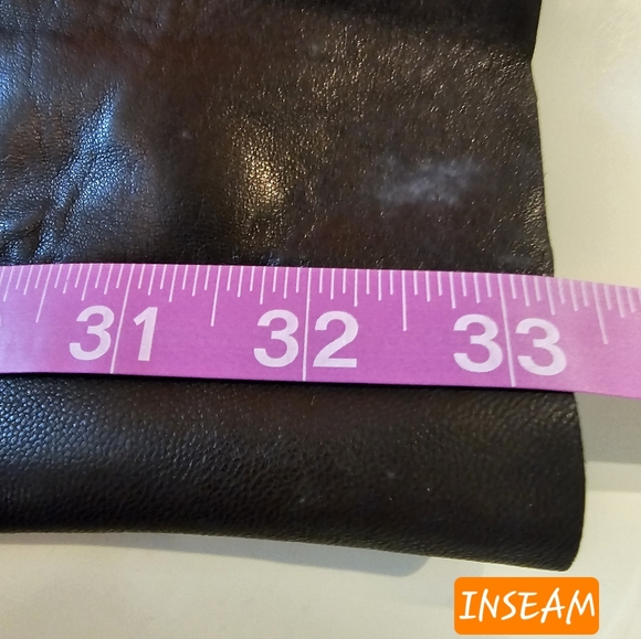 NWT BaNaNa RePuBLiC BLaCK LeaTHeR PaNTS SiZe 2 - Picture 6 of 7